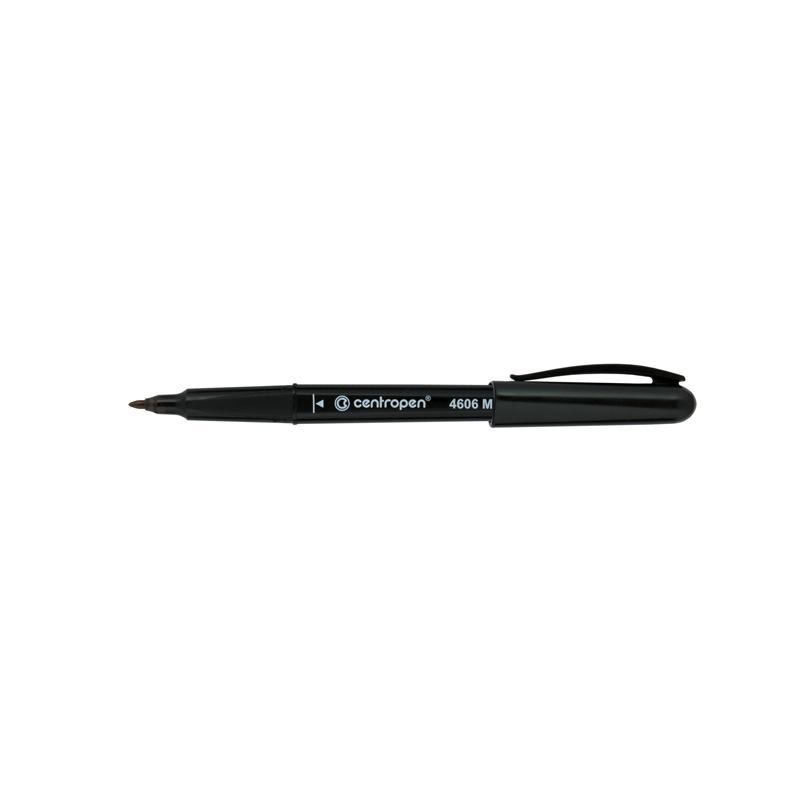 Маркер CENTROPEN CD-Pen 4606/01 ergoline, 1 мм чорний
